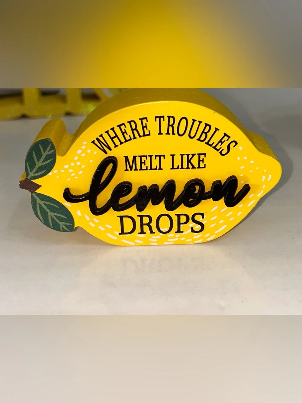 The Spring Shop Ceramic Mini Mug & Yellow Hello Lemon Decor Set